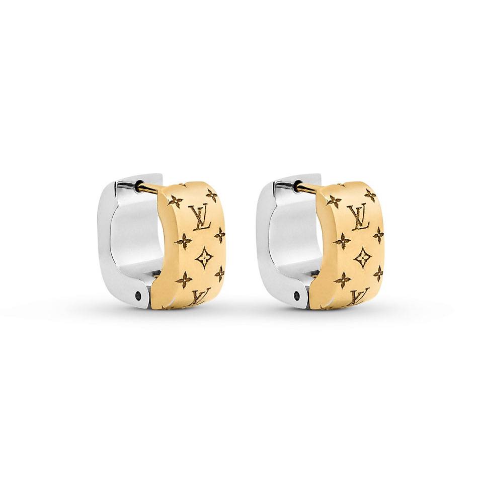 LOUIS VUITTON NANOGRAM EARRINGS M00397 LOUIS VUITTON NANOGRAM EARRINGS M00397